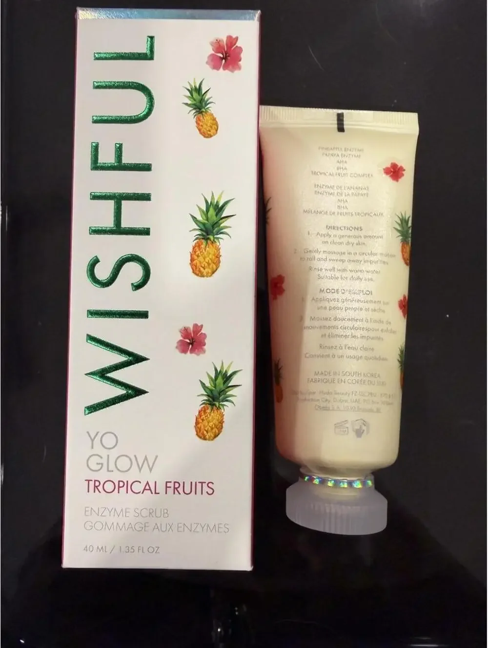 Wishful Yo Glow Tropical Fruits Enzyme Scrub (40ml)✨